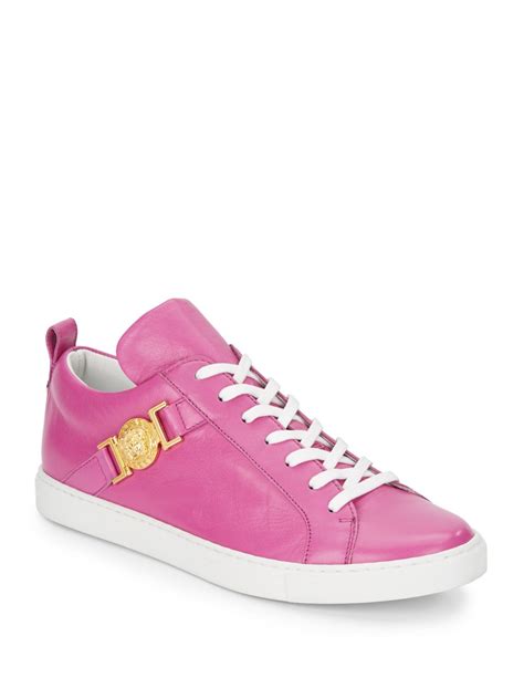 versace sneakers women pink